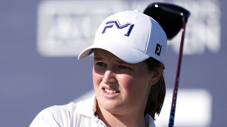 Lottie Woad is chasing a maiden major victory at the AIG Women's Open