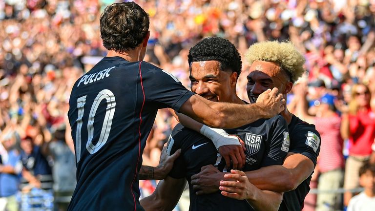 Malik Tillman scored the USA's only goal as they were beaten 4-1 by Belgium in the last 16