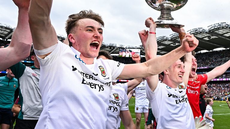 Mayo celebrate their first All-Ireland title win in 75 years after victory over Kerry at Croke Park (Getty Images)
