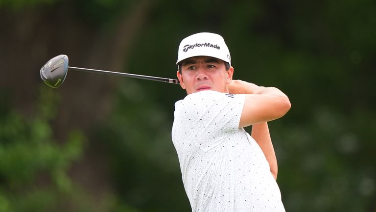 Michael Thorbjornsen joined Fitzpatrick to take a share of the lead 
