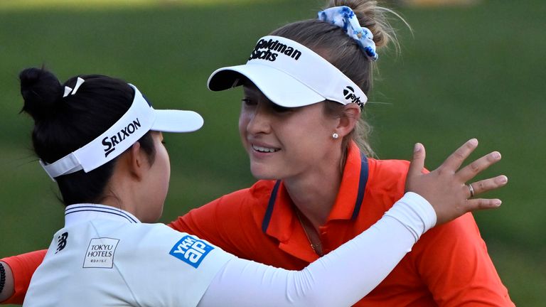 Nelly Korda, Miyu Yamashita 