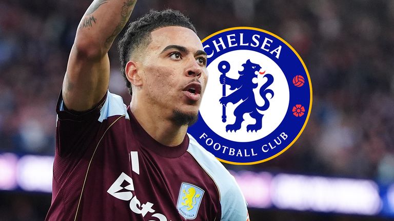 Aston Villa's Morgan Rogers looks set to join Premier League rivals Chelsea for £117m