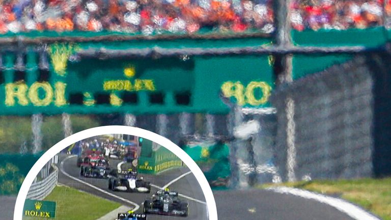 In 2021, Lewis Hamilton was the only driver to line up on the grid in Hungary, while the rest of the field pitted for slick tyres.