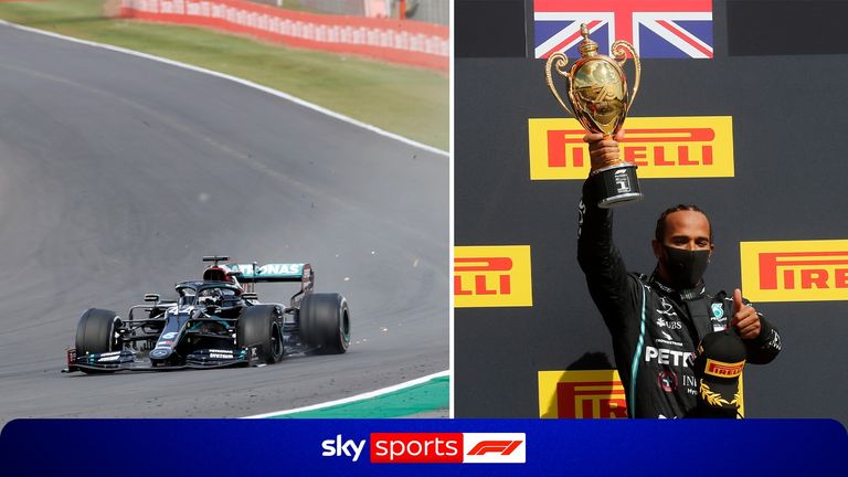 Lewis Hamilton somehow held on to win the British Grand Prix on this day in 2020, despite suffering a tyre blowout on his Mercedes on the last lap!