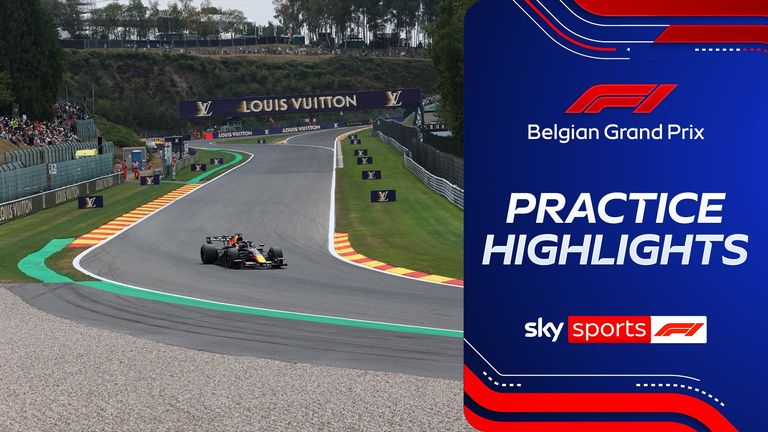 Highlights from Friday's practice sessions at the Belgian Grand Prix.
