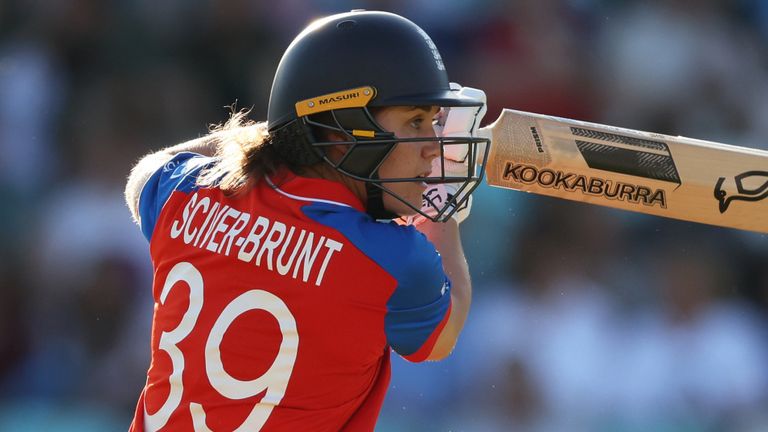 Nat Sciver-Brunt bats during 2026 Women's T20 World Cup (Getty Images)