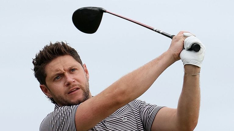 Niall Horan featured in the AIG Women's Open pro-am 