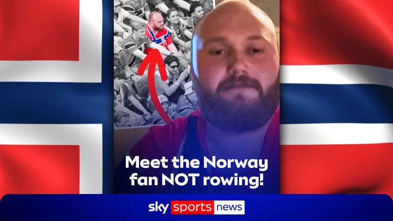 Norway fan not rowing