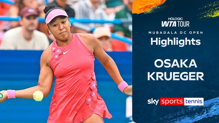 Naomi Osaka vs Ashlyn Krueger | Mubadala DC Open highlights