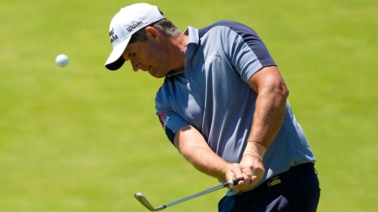 Padraig Harrington is in contention at the US Senior Open