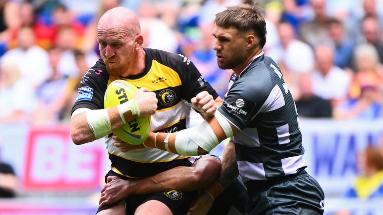 Paul McShane (left) was orchestrated proceedings for York 