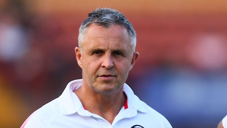 Paul Rowley (left) vented frustrations at refereeing decisions
