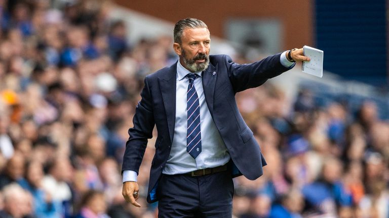 Derek McInnes will be in the dugout for Rangers's season opener 