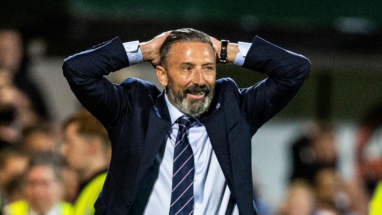 Derek McInnes is searching for his first victory as Rangers manager