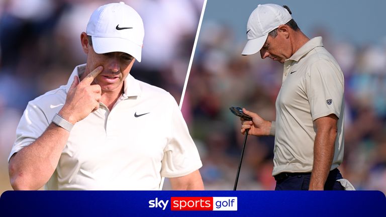 RORY MCILROY PUTTING WOES 16 JUL