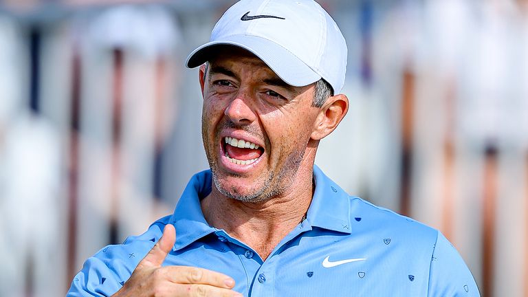 Rory McIlroy at the Genesis Scottish Open