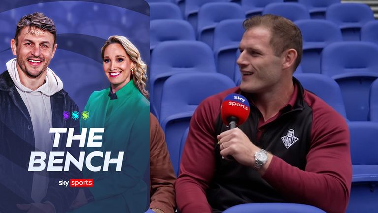 Huddersfield Giants prop Tom Burgess joins Jenna, Jon and Sam Tomkins on this week's episode of The Bench.