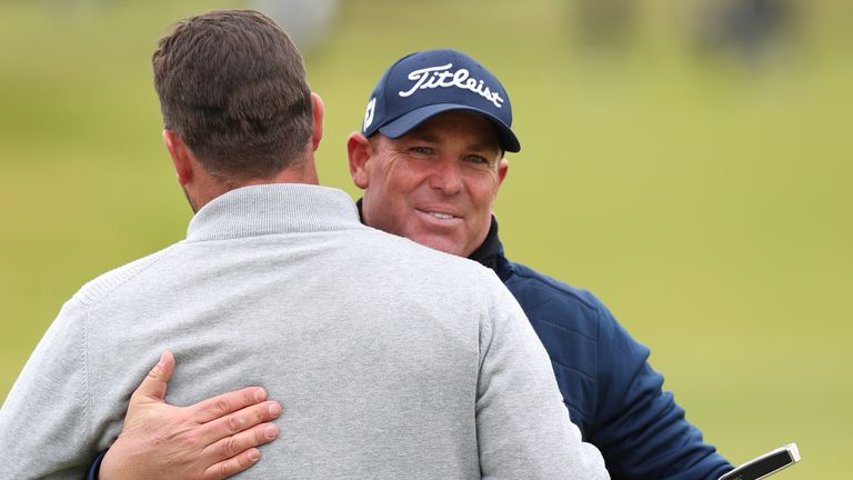 The New Zealand golfer was 'good friends' with Australian cricket legend Shane Warne.