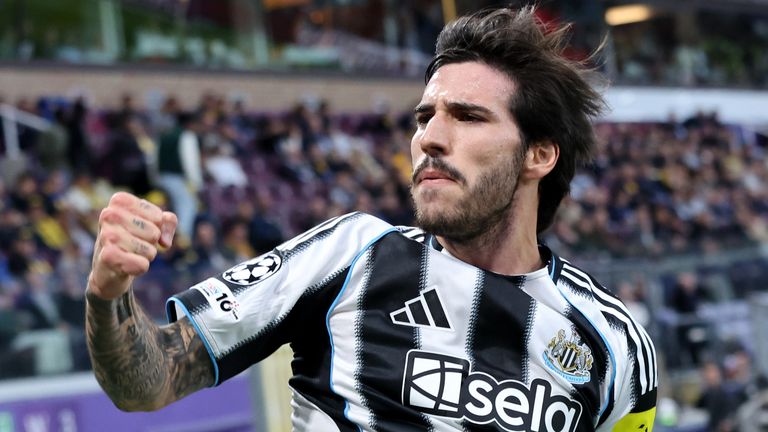 Sandro Tonali is set to join Tottenham from Newcastle