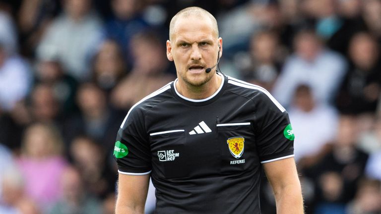Referee Sean Murdoch made over 100 appearances for Dunfermline