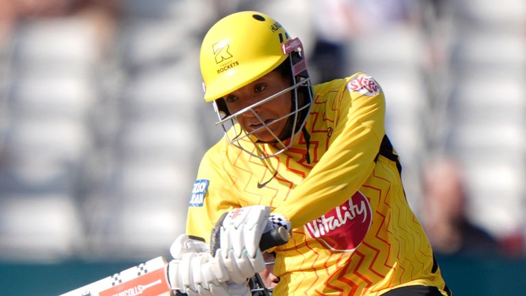 Sophie Dunkley made a brilliant 57 and had three catches too (PA)