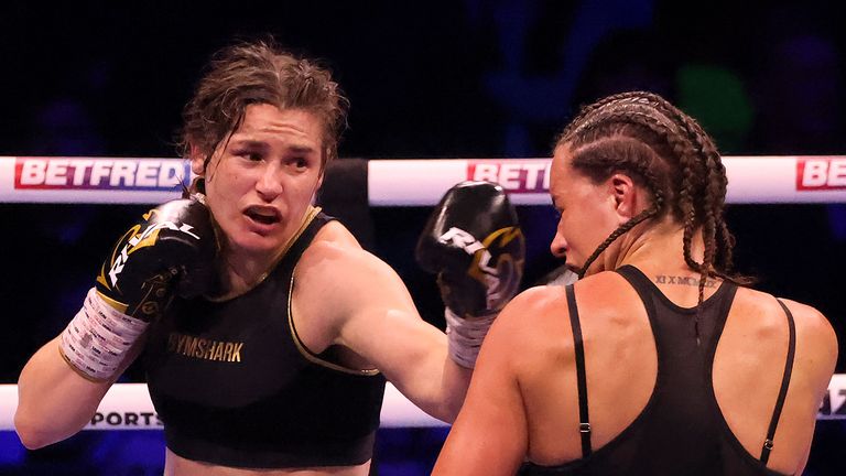 Taylor's sole career loss came against Great Britain's Chantelle Cameron