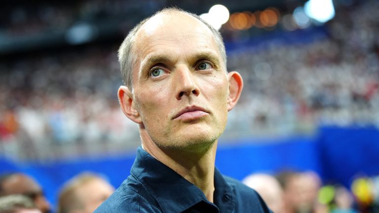 England manager Thomas Tuchel ahead of the FIFA World Cup 2026 semi-final match at the Atlanta Stadium. Picture date: Wednesday July 15, 202