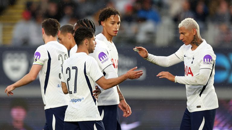 Tottenham in pre-season action