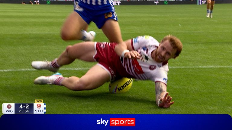 Keighran Goes Over! | Wigan Warriors Take the Lead Against St Helens