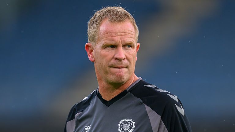 Wouter Vrancken lost his first game in charge of Hearts