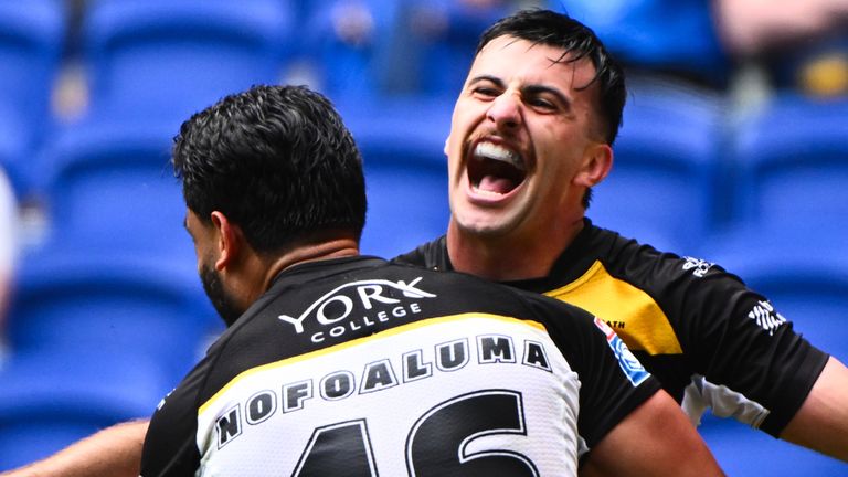 York took the lead over Huddersfield at half-time