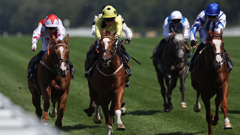 Zeus Olympios strikes in the Summer Mile for Karl Burke and Sam James at Ascot