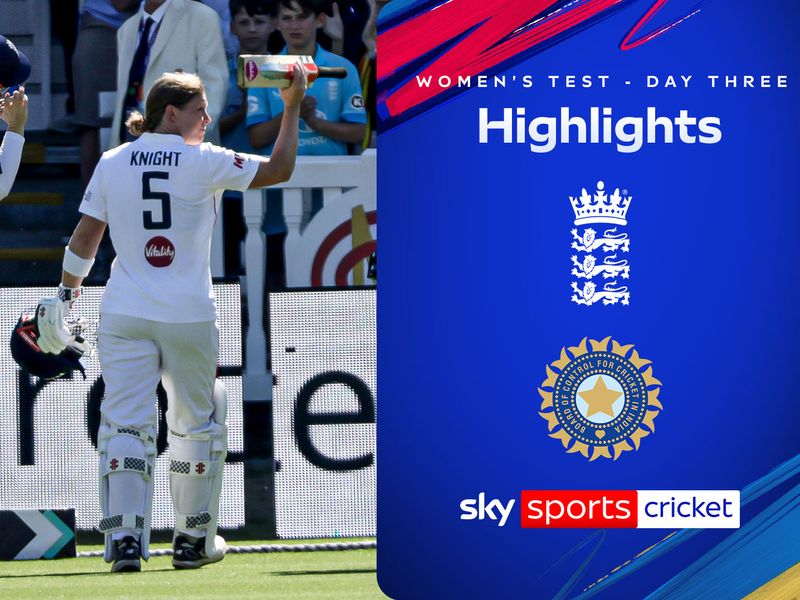 England vs India Women's Test: Day three highlights