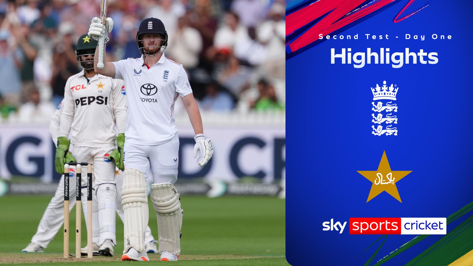 England vs Pakistan 2nd Test Lord’s Day 1 Highlights