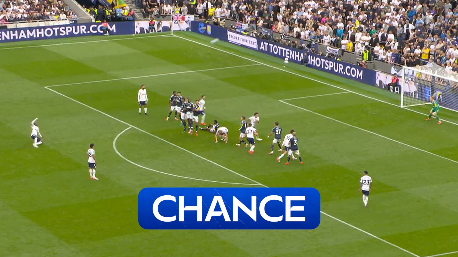 Tottenham Hotspur vs Newcastle | Mathys Tel misses chance for Spurs - Sky Sports