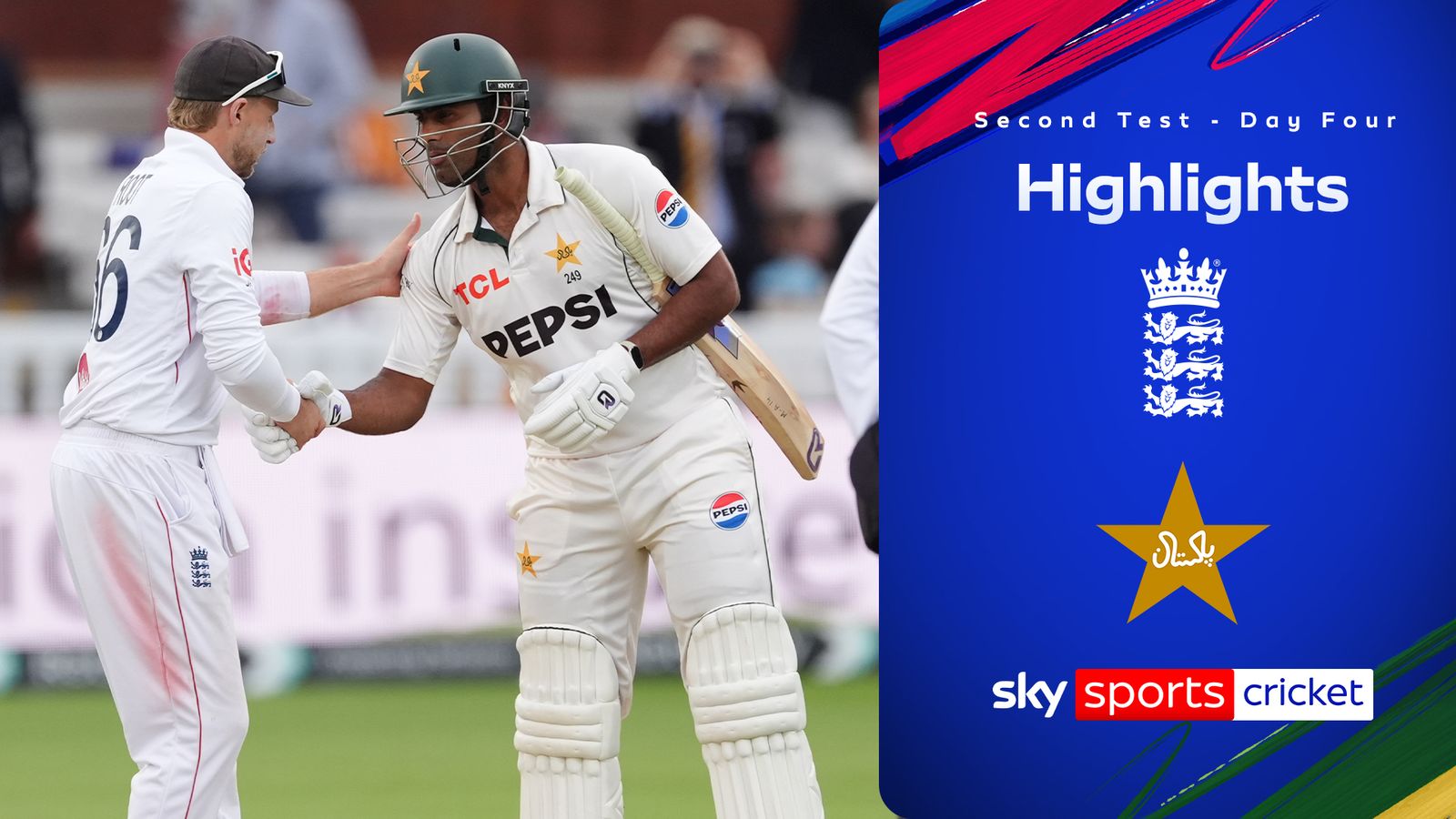 England vs Pakistan second Test | Day four highlights