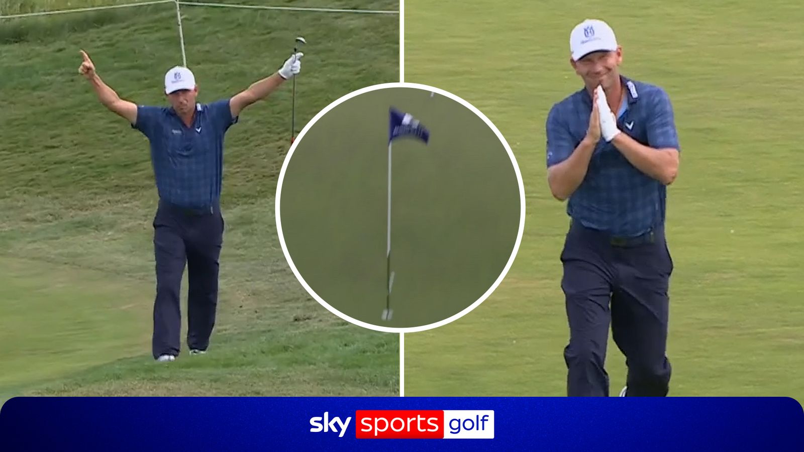 ‘Would you believe it?!’ | Siem hits incredible slam dunk shot for eagle!