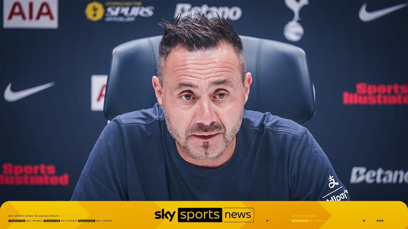 Spurs transfer latest: Roberto De Zerbi says Tottnehm Hotspur are NOT finished yet - Sky Sports