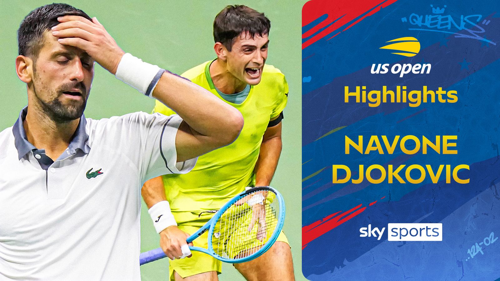 Mariano Navone vs Novak Djokovic | US Open highlights