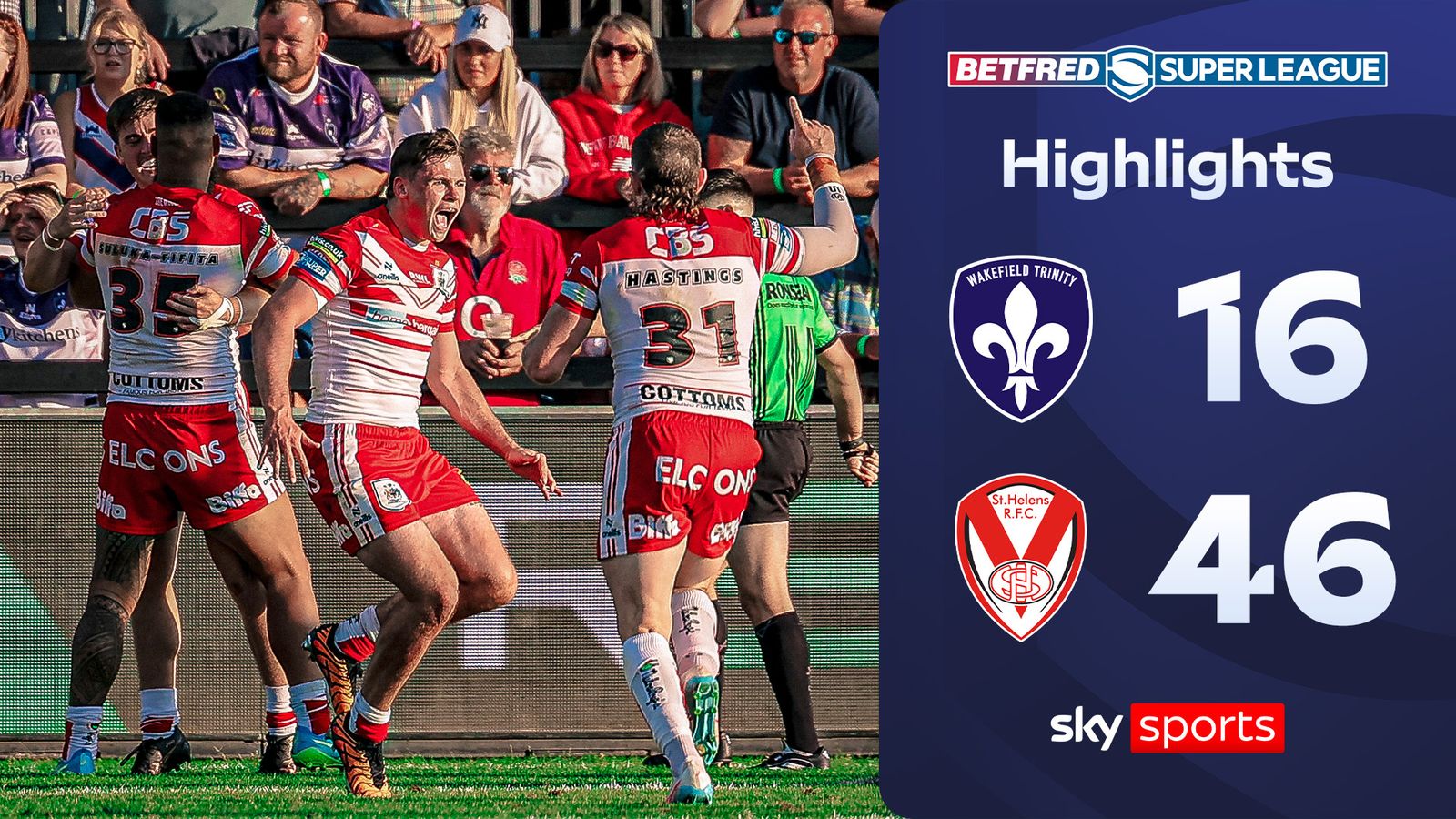 Saints keep play-off hopes alive with huge Wakefield win