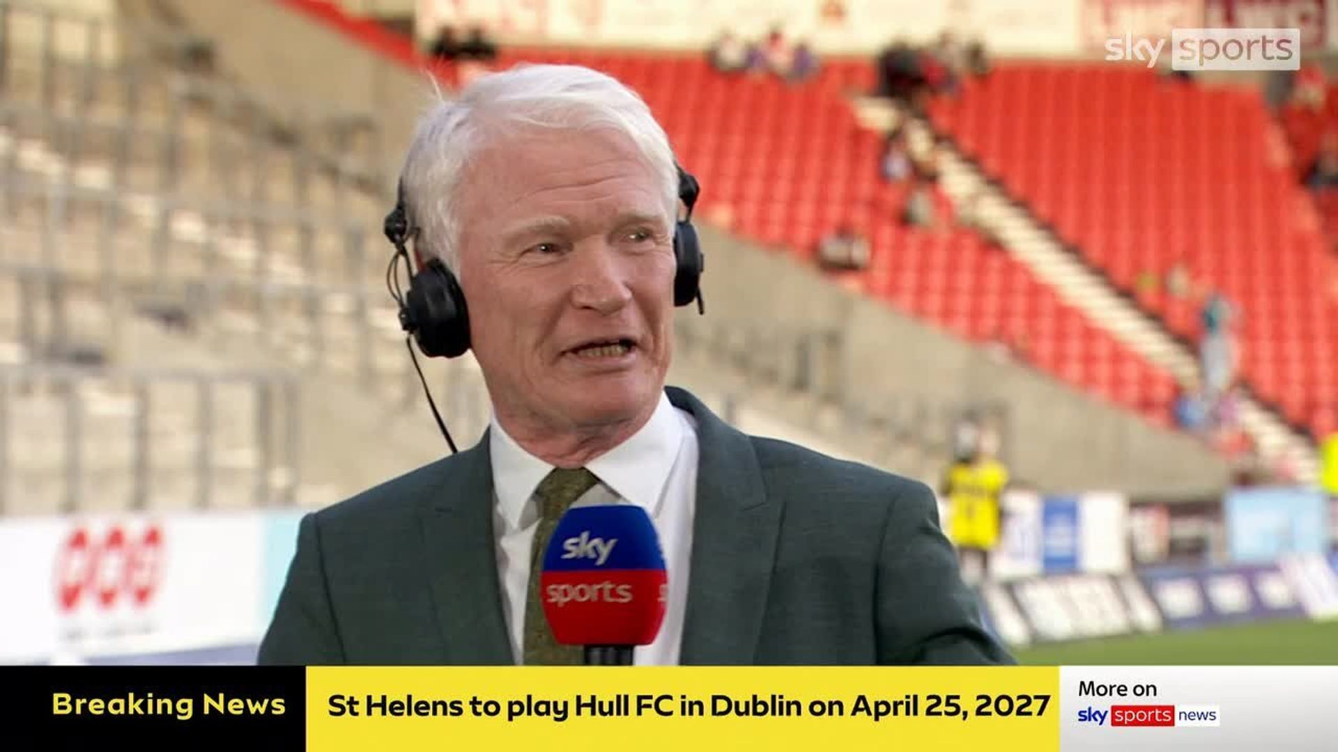 St Helens chairman McManus announces Dublin Super League clash with Hull FC