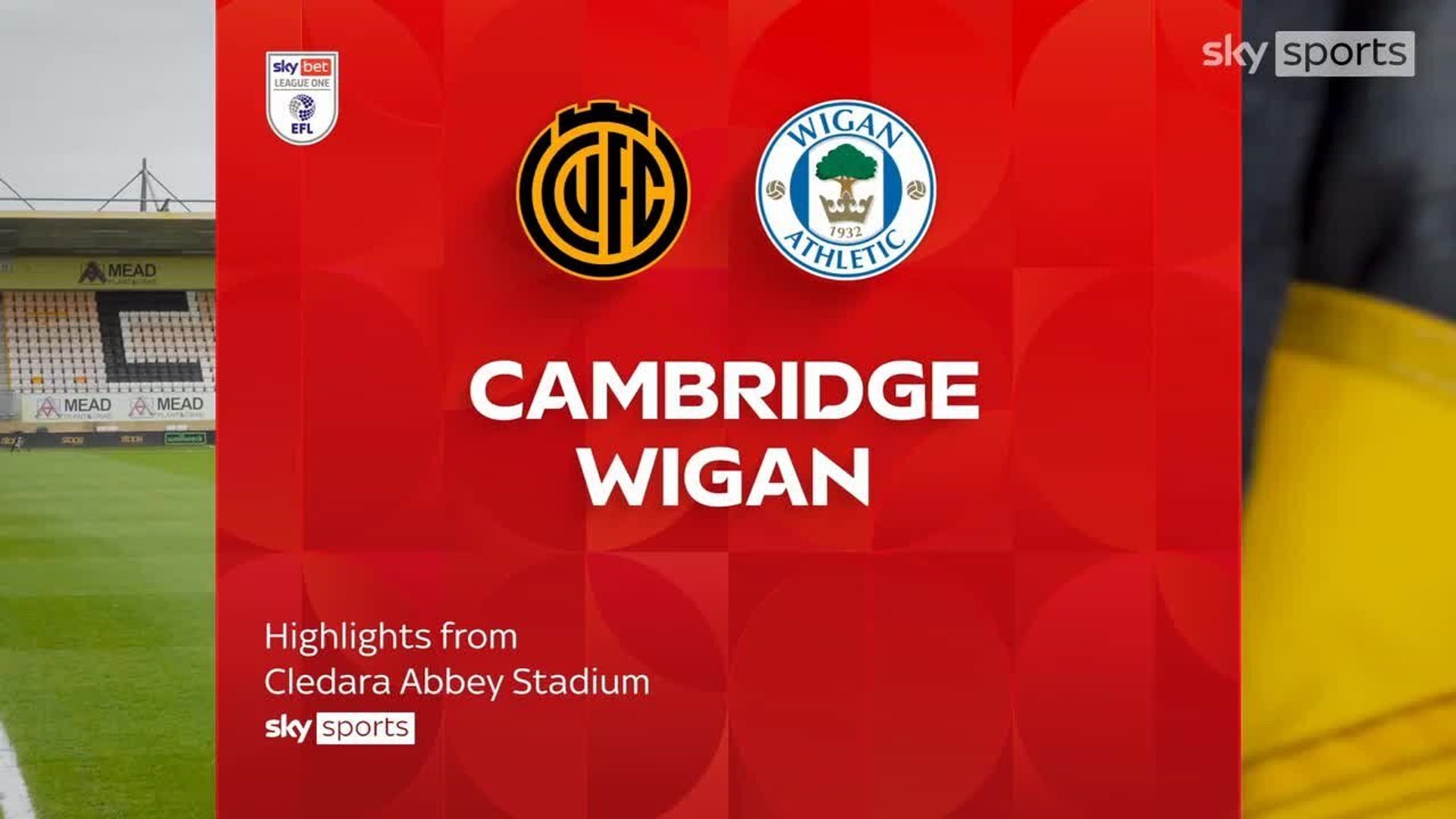 Cambridge 3-2 Wigan