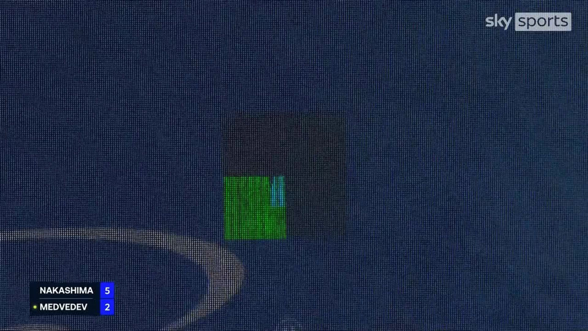 Daniil Medvedev throws racket at LED boards during Cincinnati match