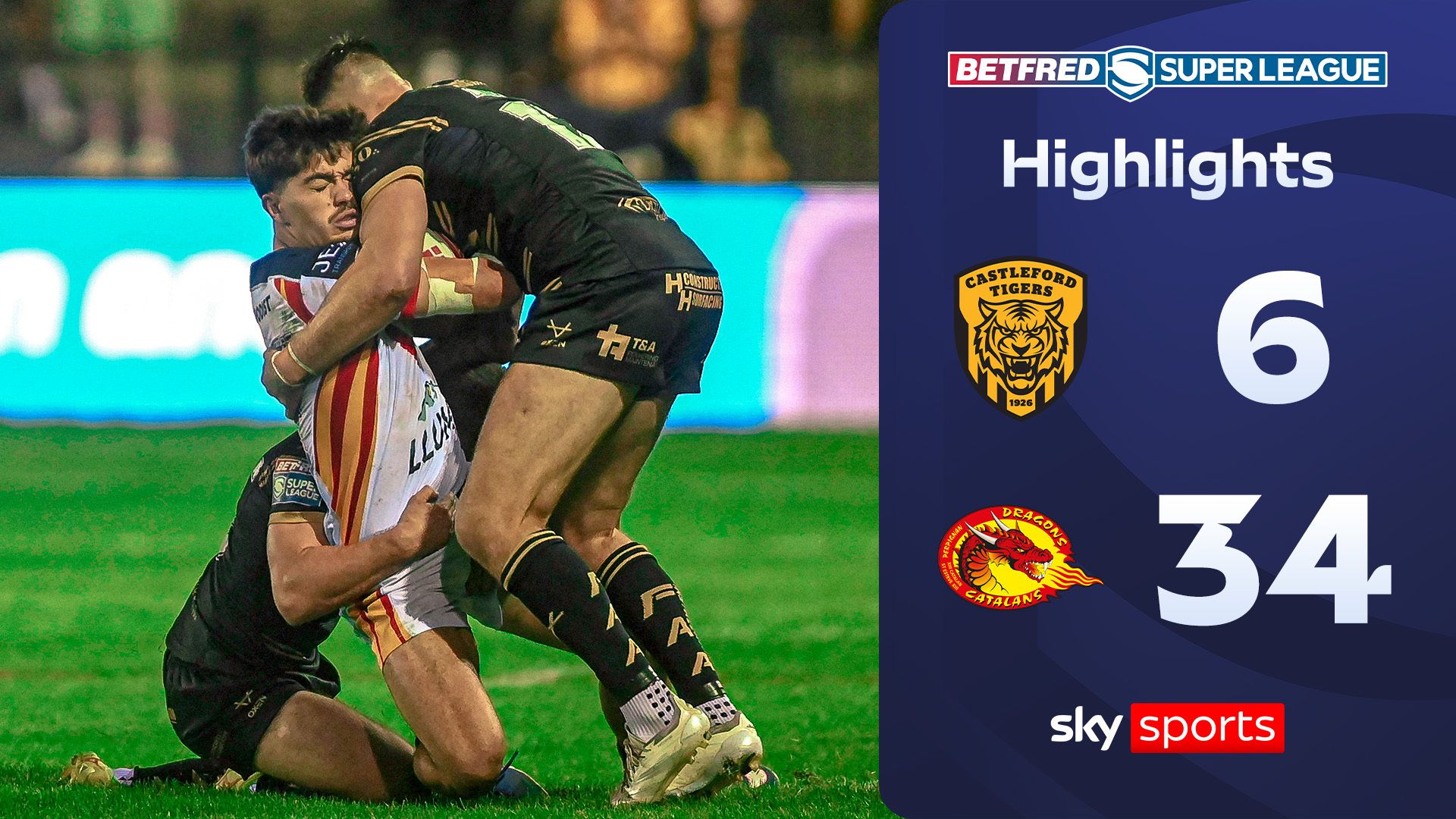 Catalans spoil Castleford centenary in power-hit clash