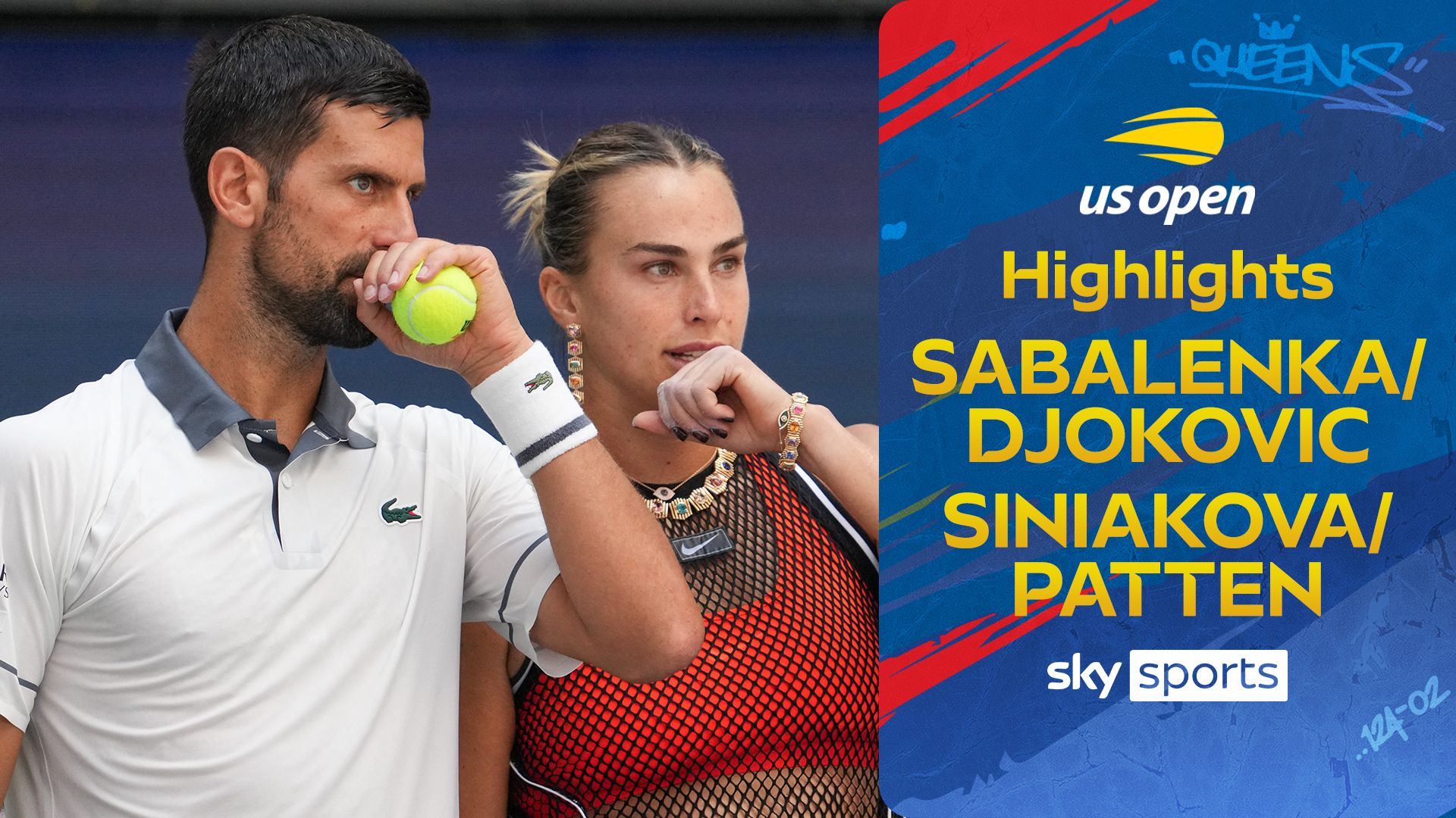 Sabalenka and Djokovic knocked out in round one of US Open Mixed Doubles!