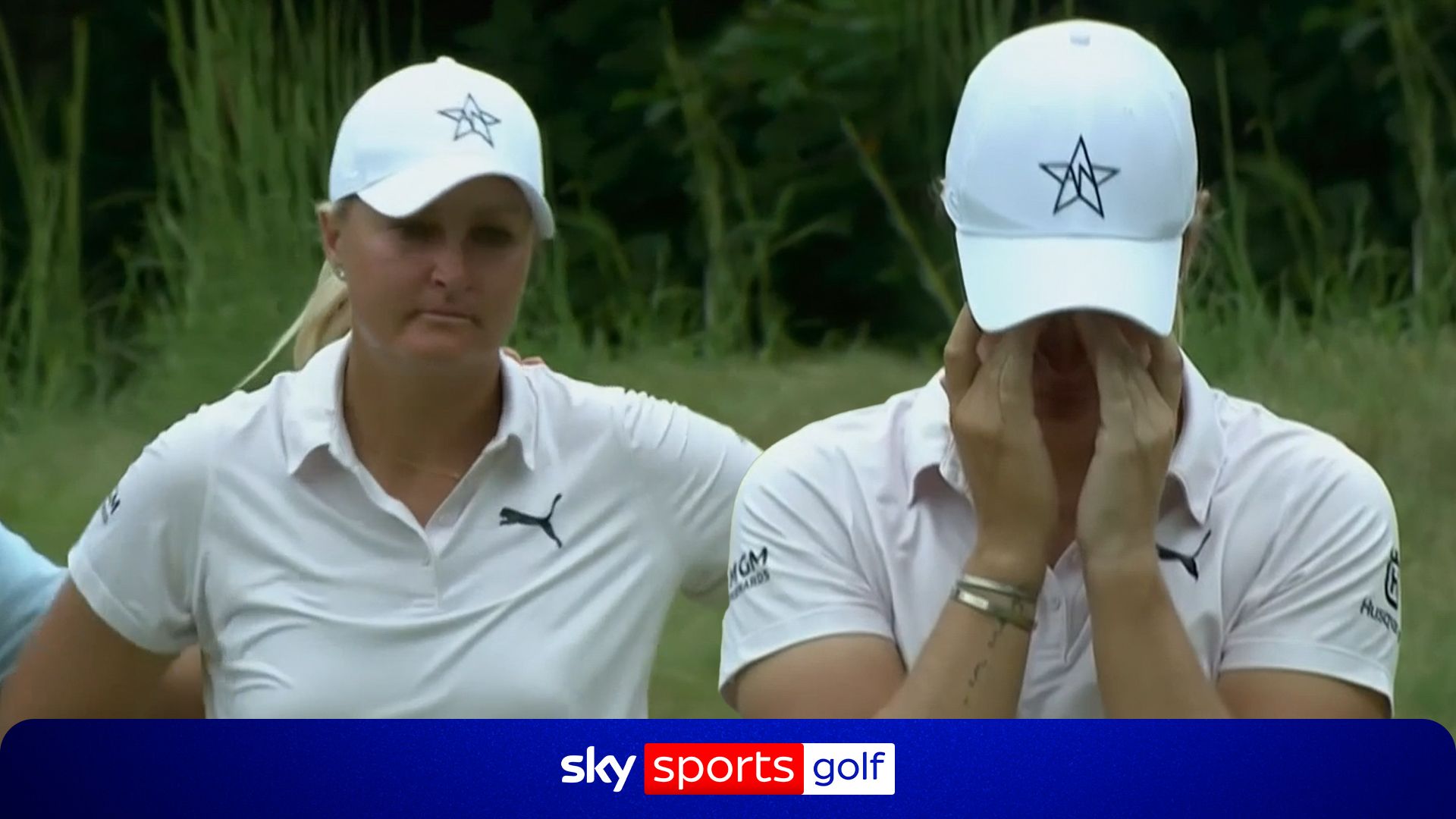 Emotional moment Nordqvist finishes her final round before retirement