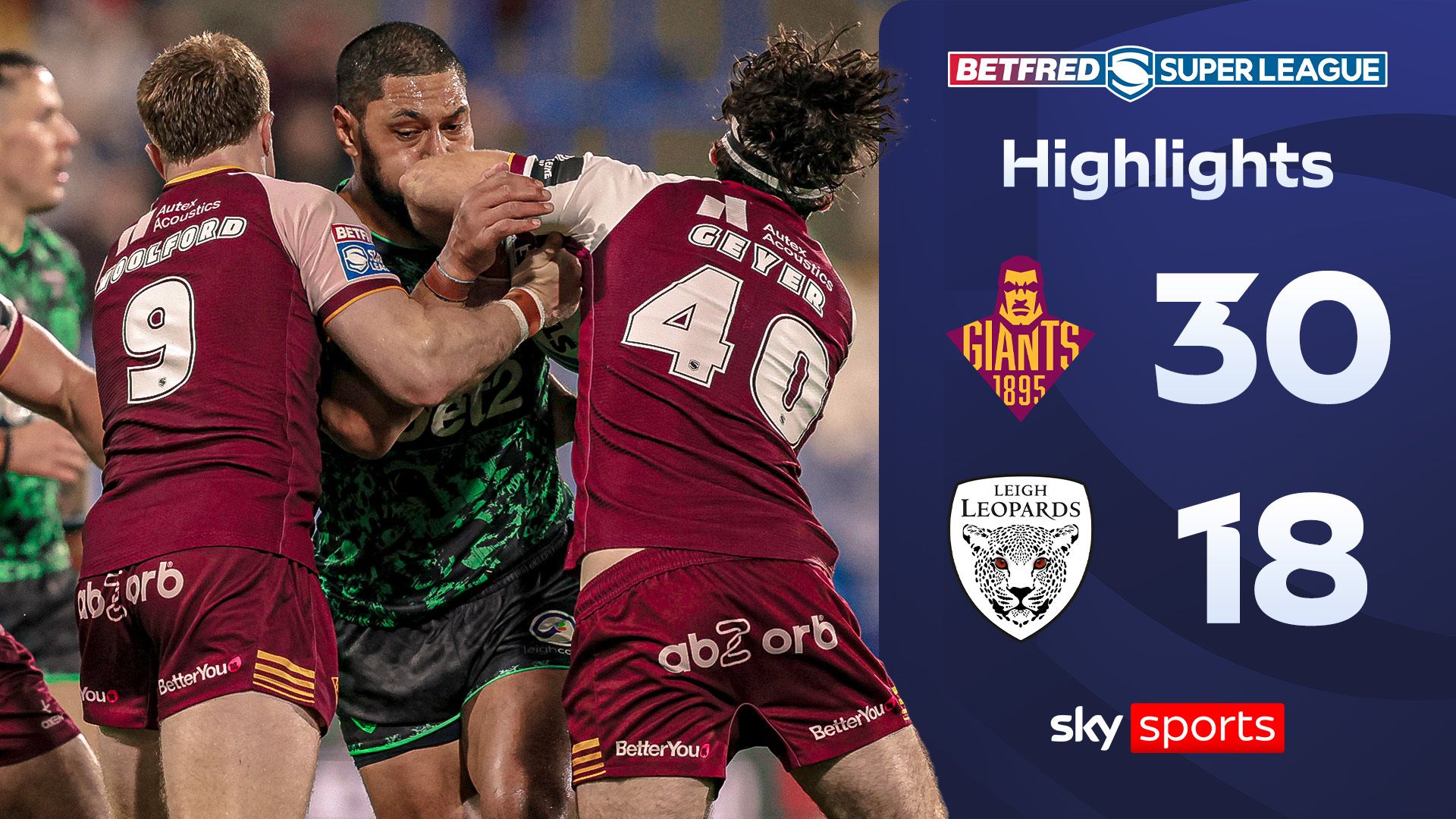 Giants stun Leigh to claim fifth win in six