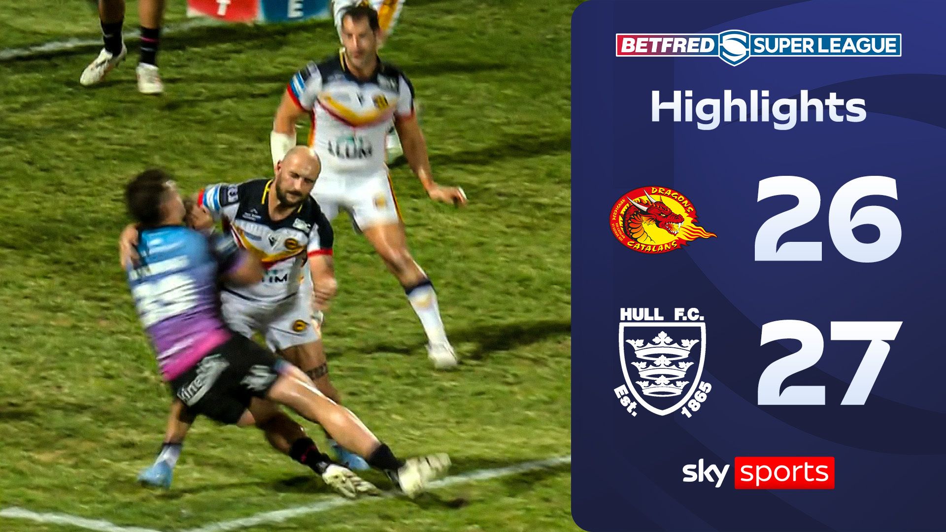 Hull FC edge Catalans Dragons in comeback win
