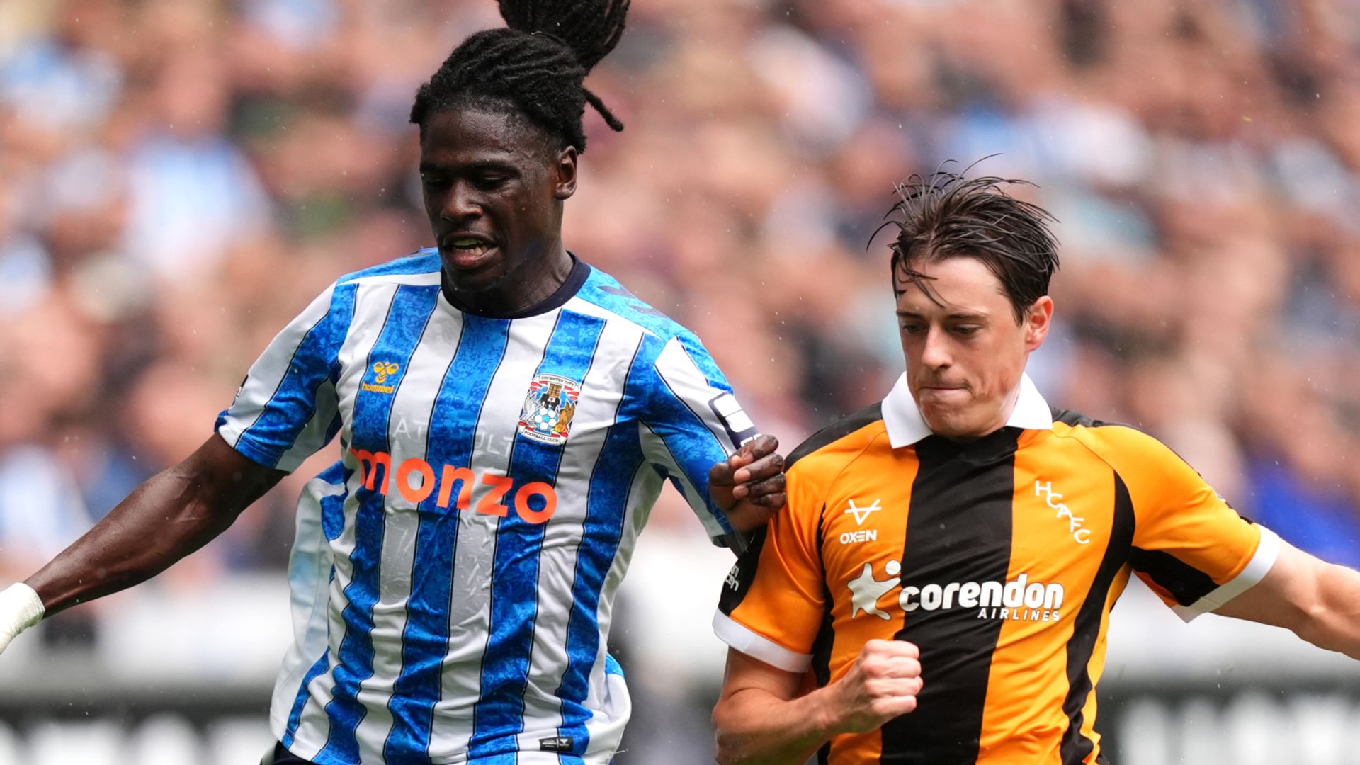 Coventry on top vs Hull in first PL home game LIVE!