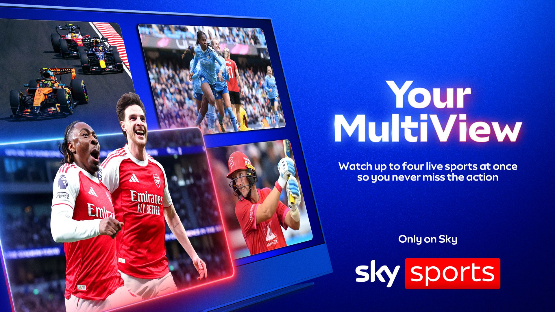 Your Multiview - watch up to FOUR events at same time this season!